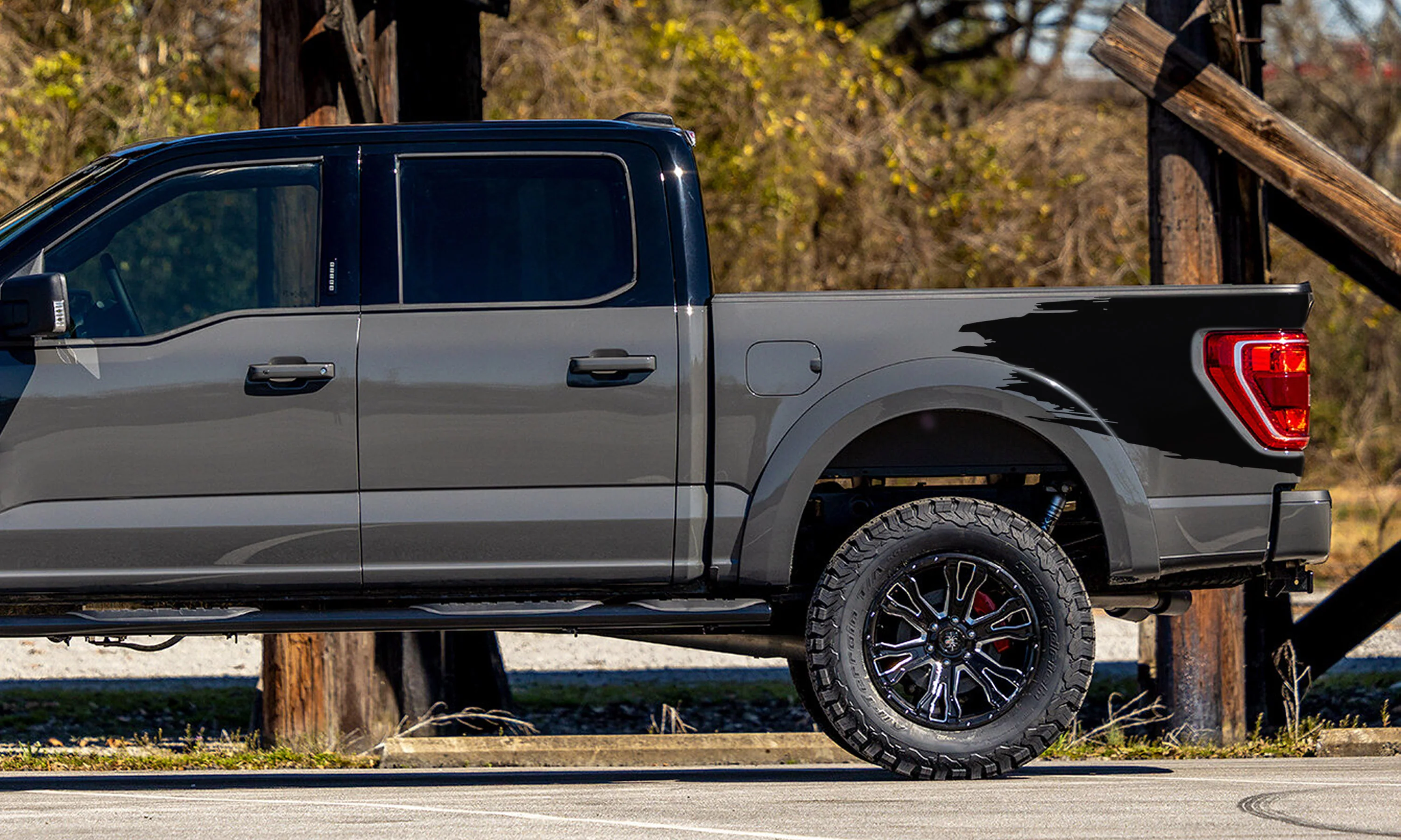 Paint Splatter Bed Graphics Vinyl Decals Compatible with Ford F150 - Image 4