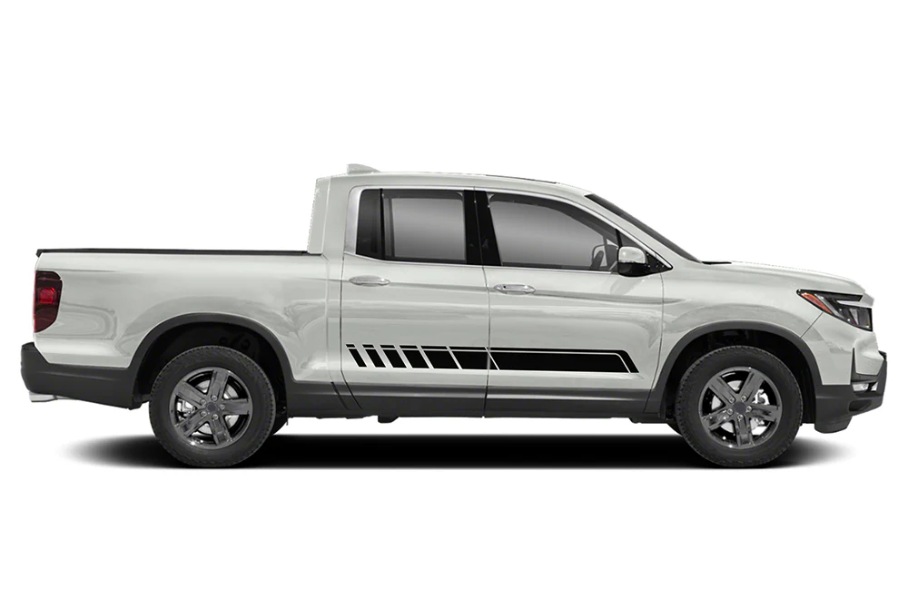 Panel Rocket Side Stripes Graphics Vinyl Decals Compatible with Honda Ridgeline