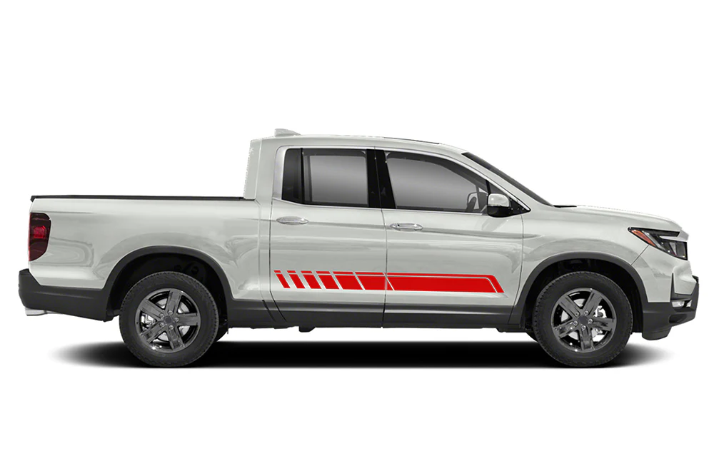 Panel Rocket Side Stripes Graphics Vinyl Decals Compatible with Honda Ridgeline - Image 2