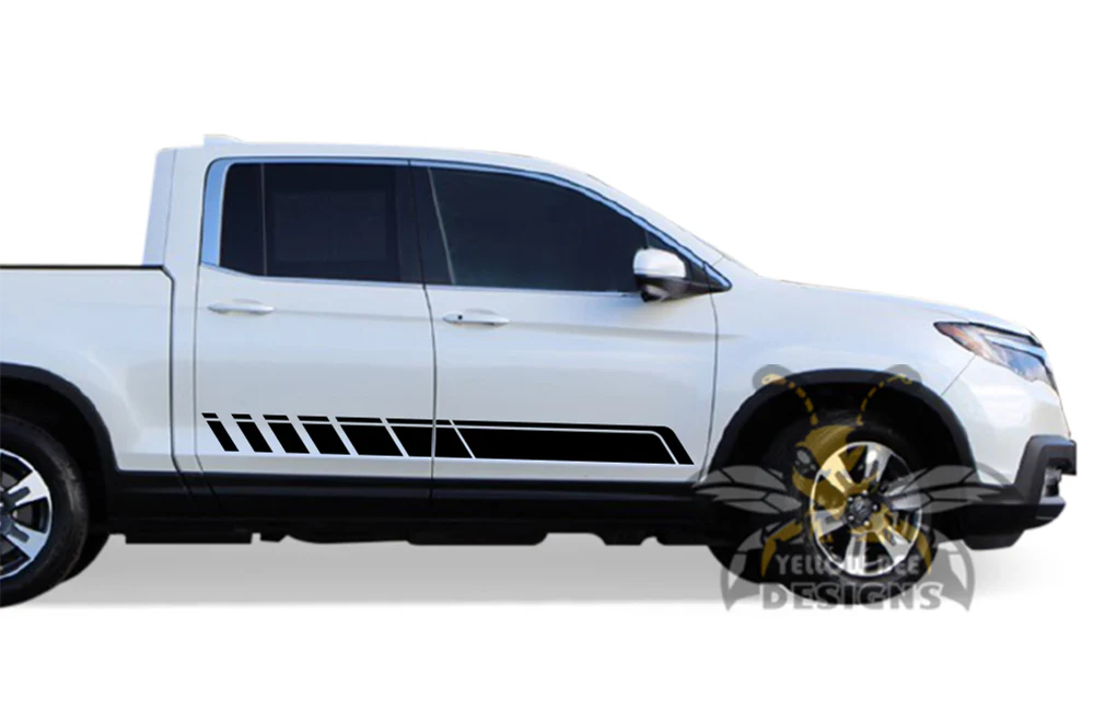 Panel Rocket Side Stripes Graphics Vinyl Decals Compatible with Honda Ridgeline - Image 5