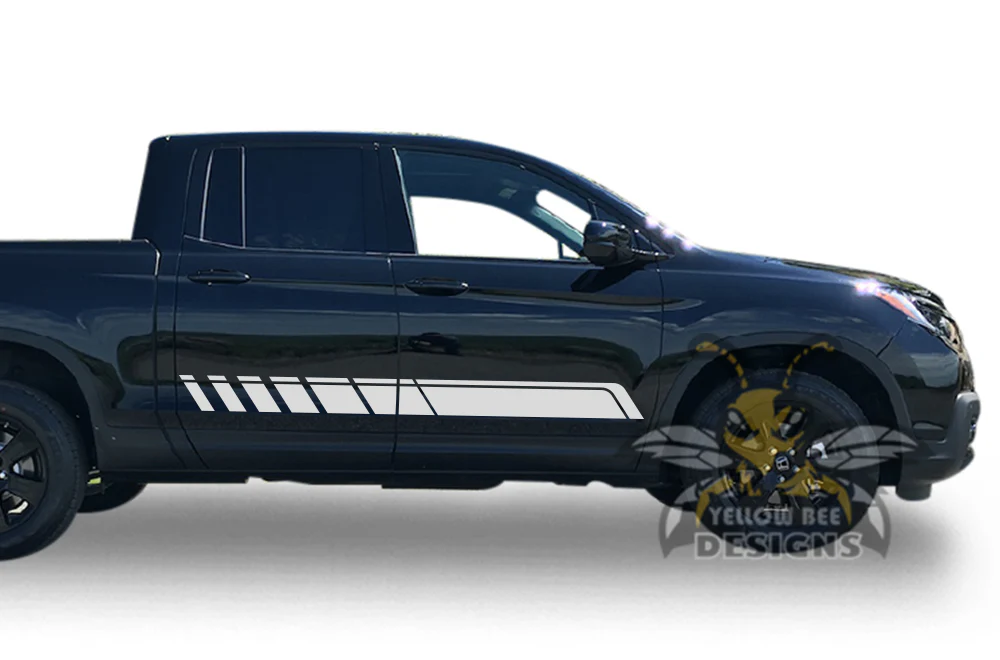 Panel Rocket Side Stripes Graphics Vinyl Decals Compatible with Honda Ridgeline - Image 8