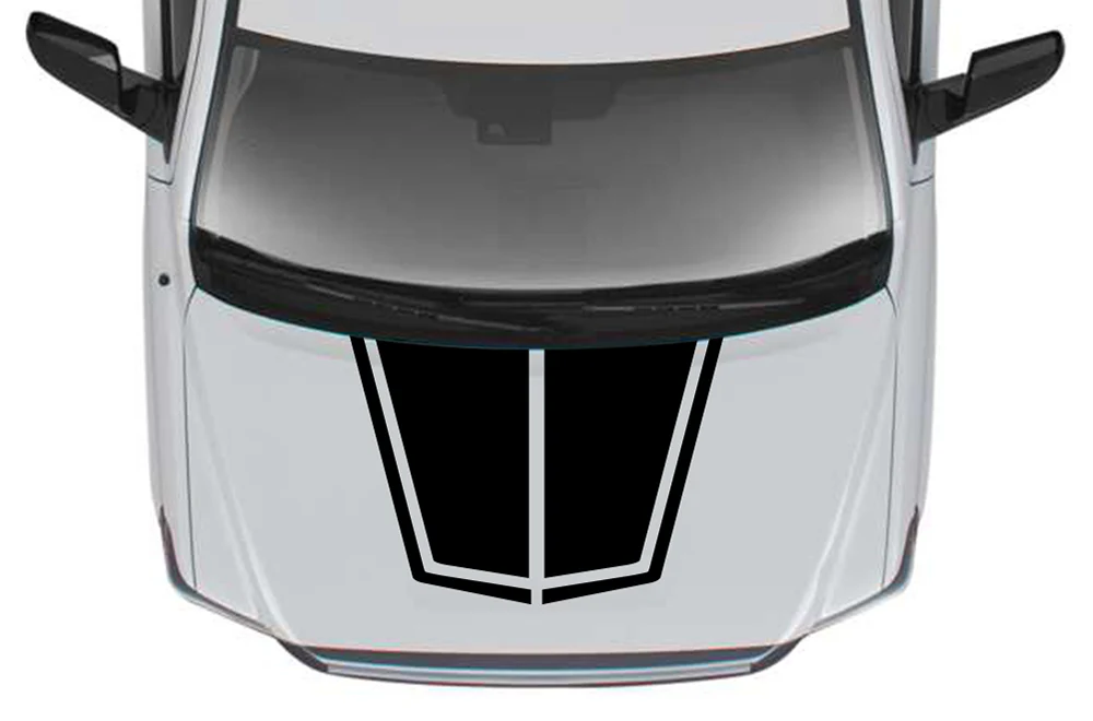USA Hood Graphics Kit Vinyl Decal Compatible with Toyota Tundra Crewmax