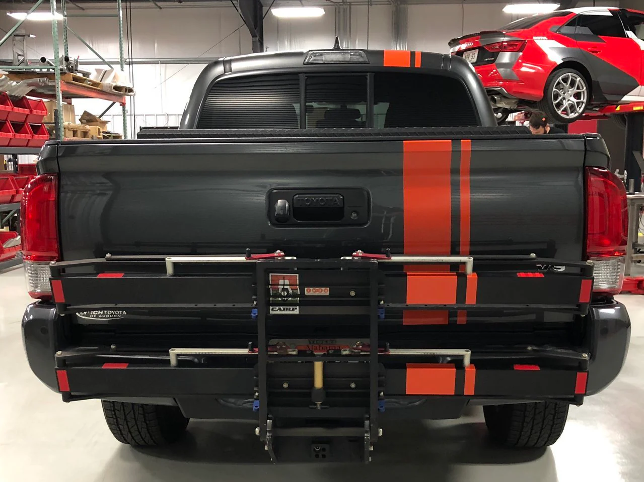 Racing Stripes Kit Vinyl Decal Compatible with Toyota Tacoma Double Cab - Image 3