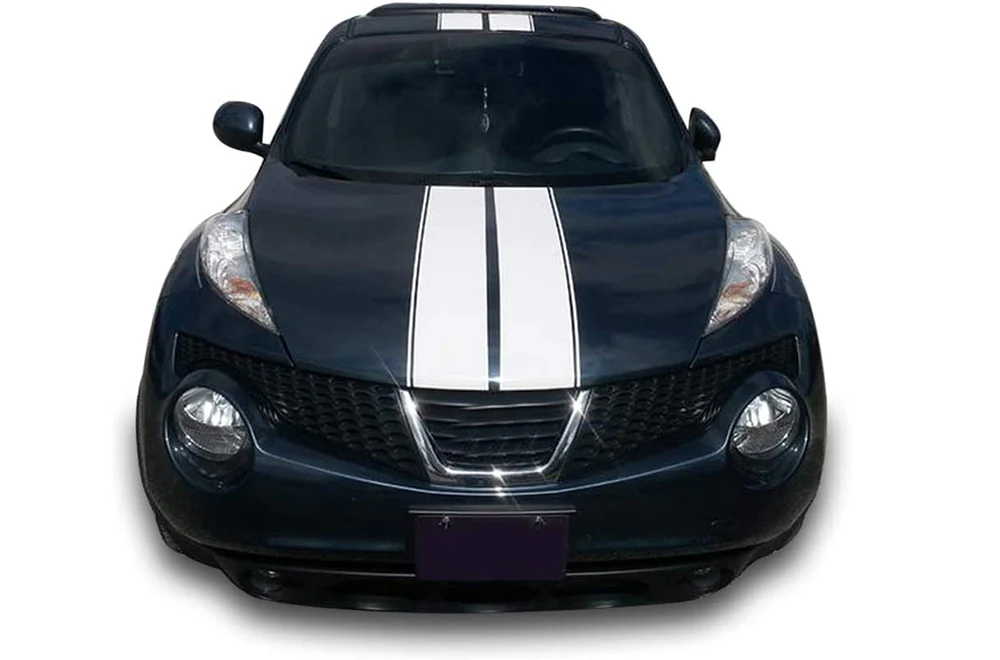 Rally Dual With Pin Stripes Graphics Vinyl Decals Compatible with Nissan Juke