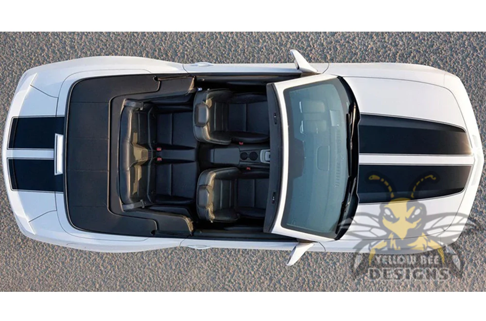 Rally Stripes Decals Graphics Vinyl Compatible with Chevrolet Camaro - Image 2