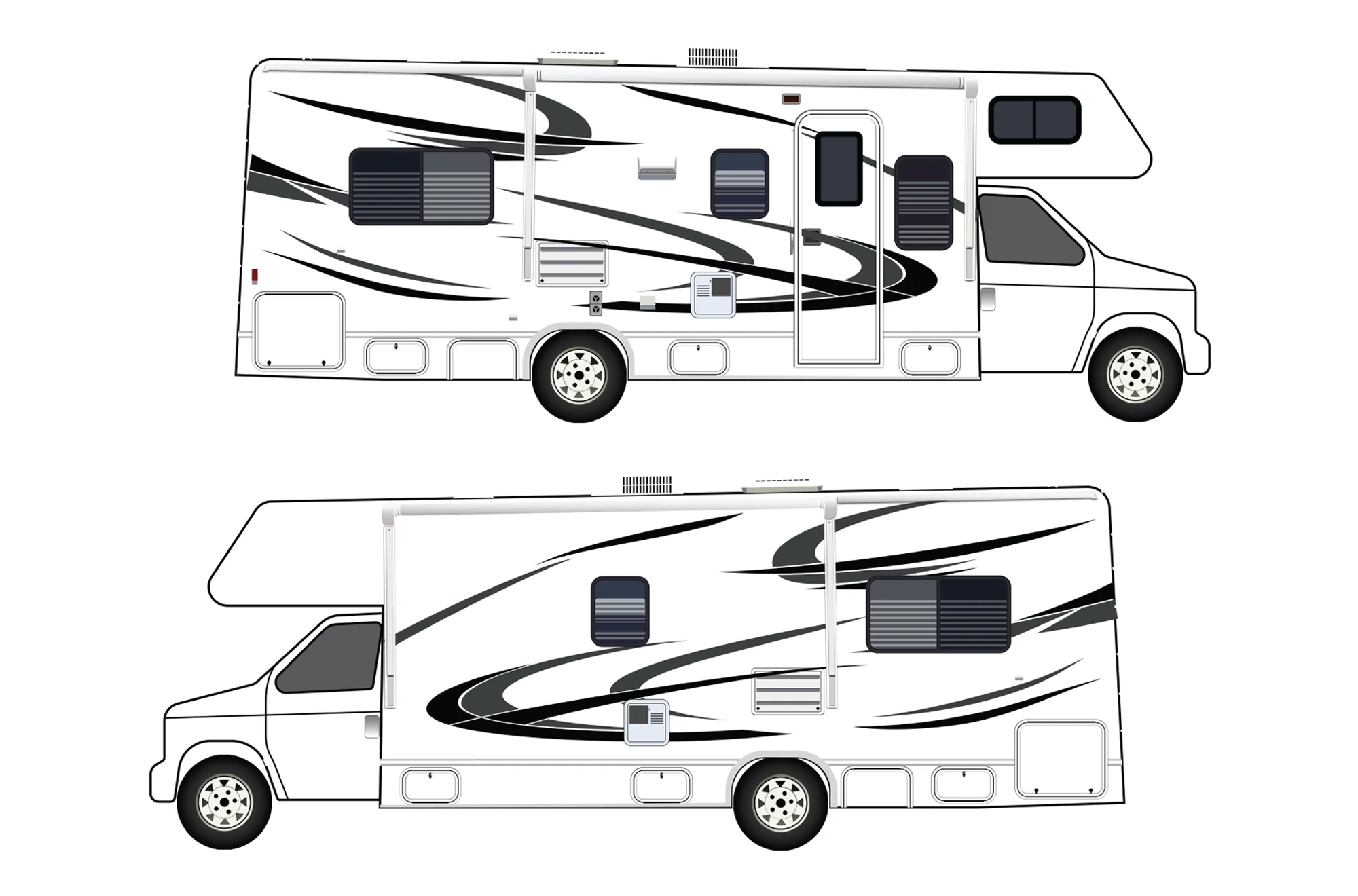 Replacement Decals Compatible with Motorhome class C Thor Freedom Elite RV - Image 4