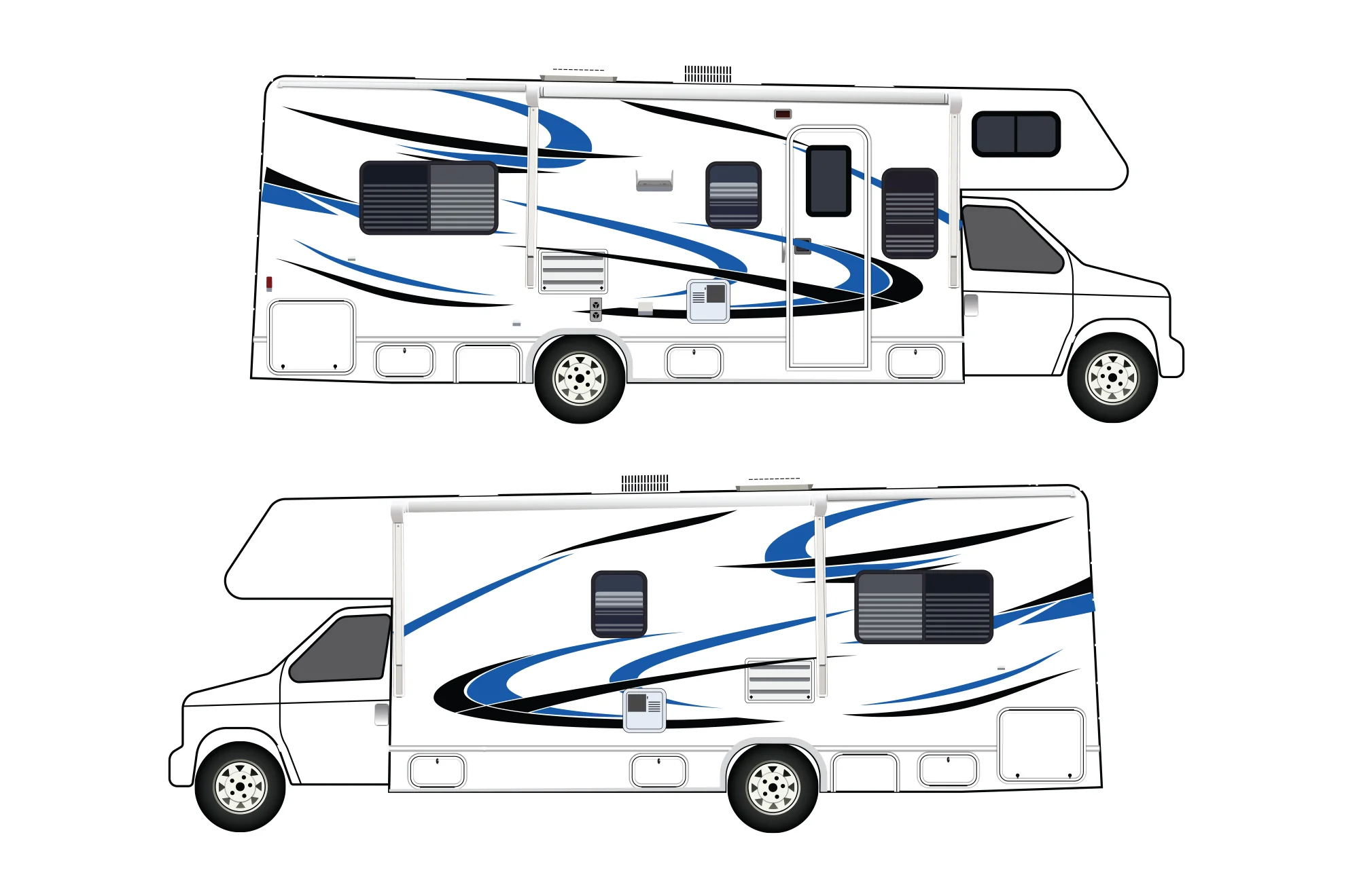 Replacement Decals Compatible with Motorhome class C Thor Freedom Elite RV - Image 6