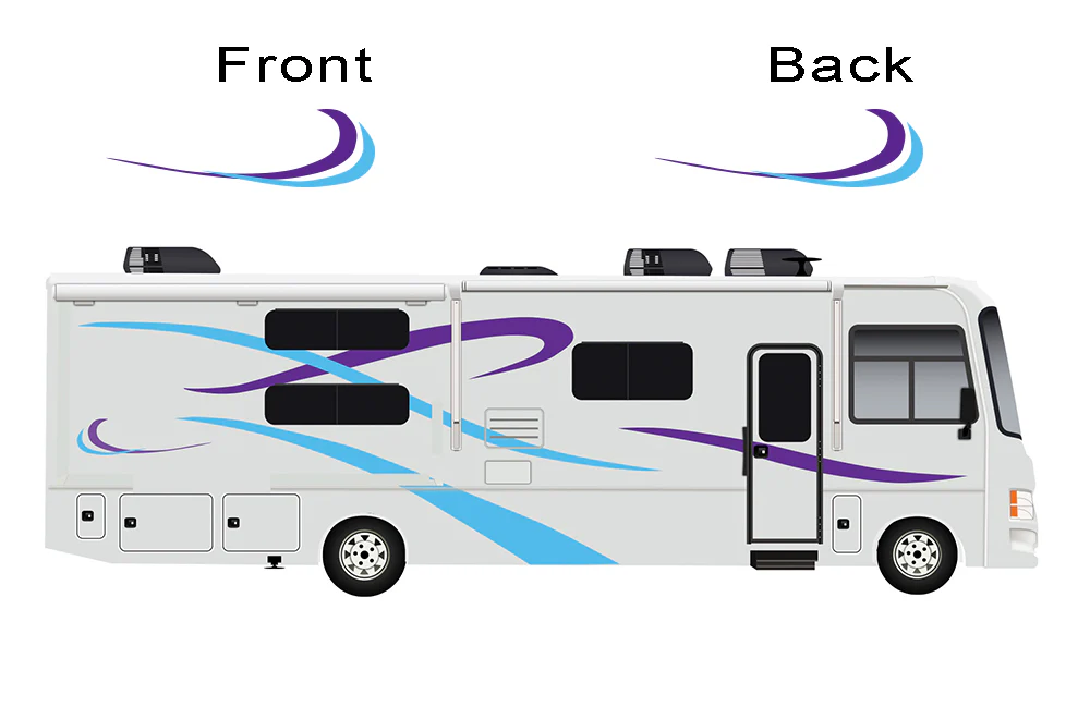 Replacement Decals, rv Graphics Vinyl compatible with National Tradewinds 36F - Image 2