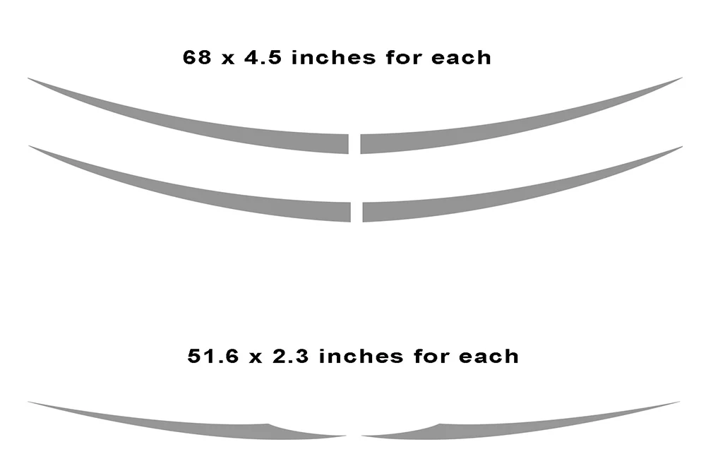 Replacement RV, Trailer Hauler, Camper, Motor-Ηome, Caravan Decals, Graphics Black-Red-Silver - Image 3