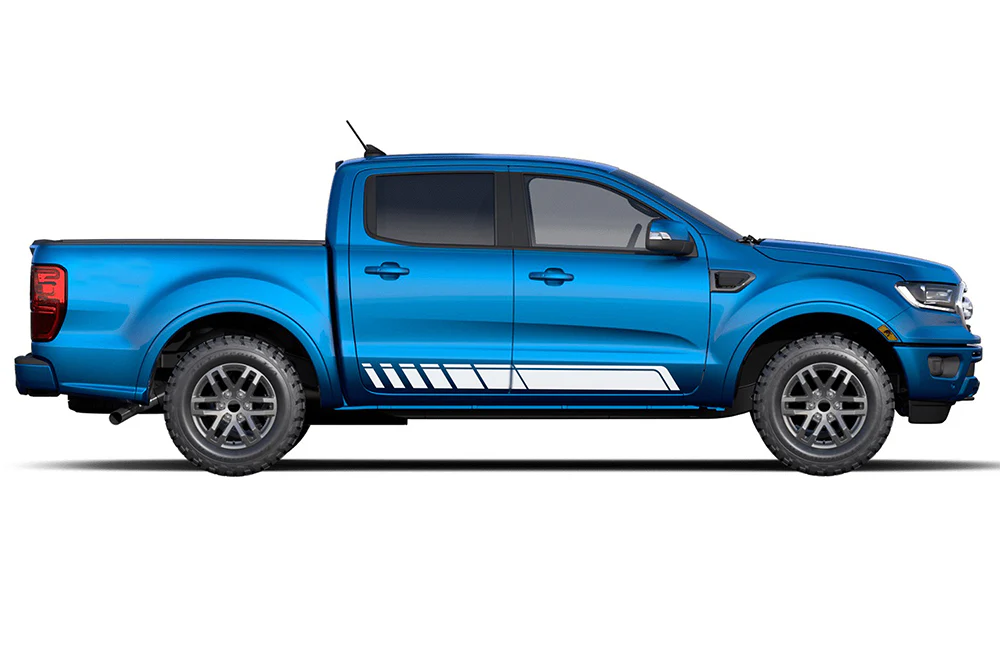 Rocker Lower Door Side Stripes Decals Compatible with Ford Ranger - Image 2