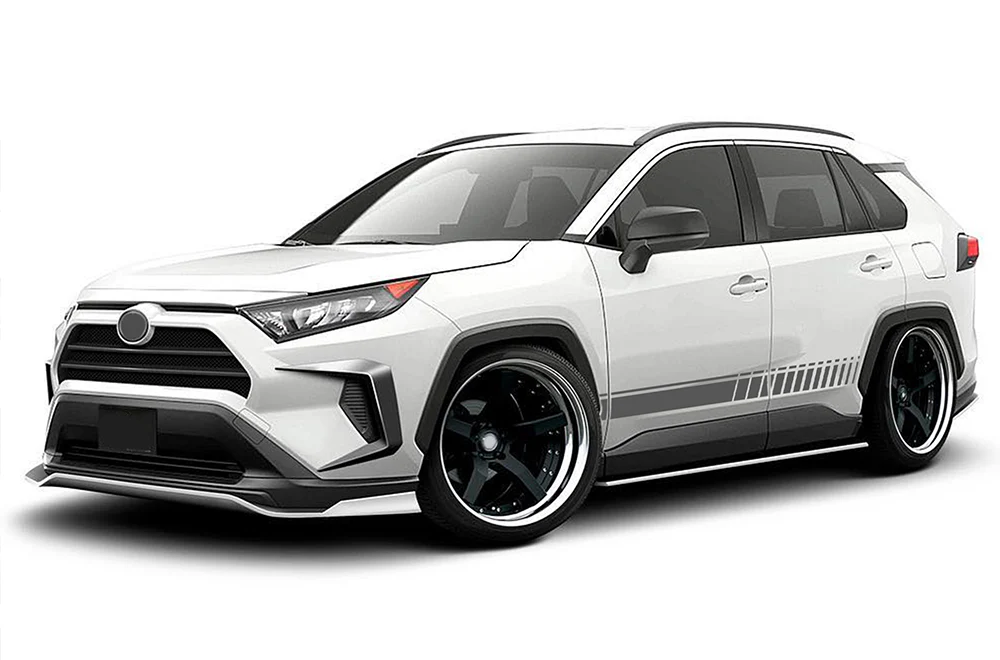 Rocker Side Decals Graphics Stripes Vinyl Compatible with Toyota RAV4 - Image 3