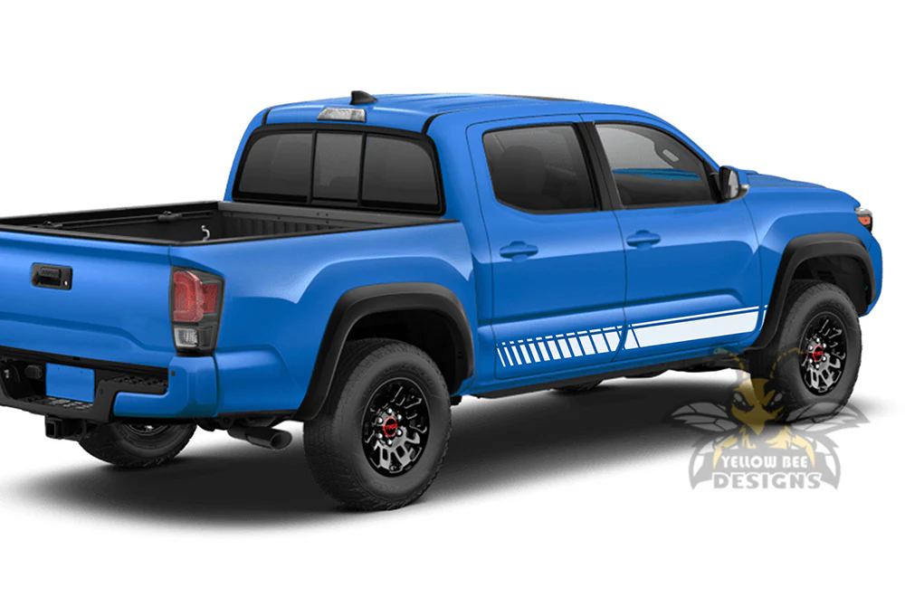 Rocker Side Stripes Graphics Vinyl Decals Compatible with Toyota Tacoma - Image 3