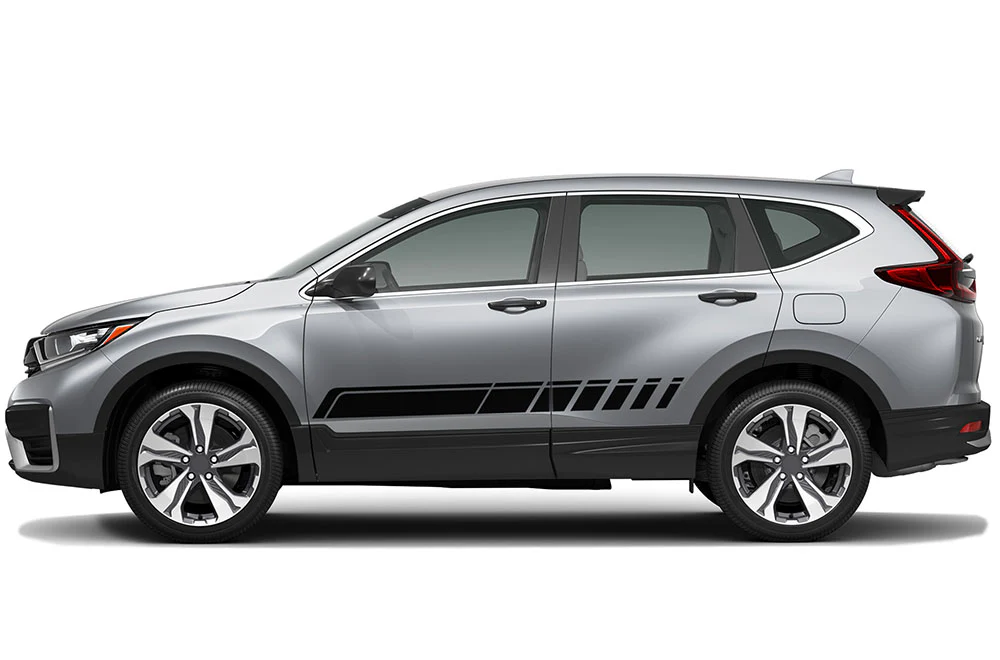 Rocker Side Stripes Graphics Vinyl Decals Compatible with Honda CR-V - Image 2