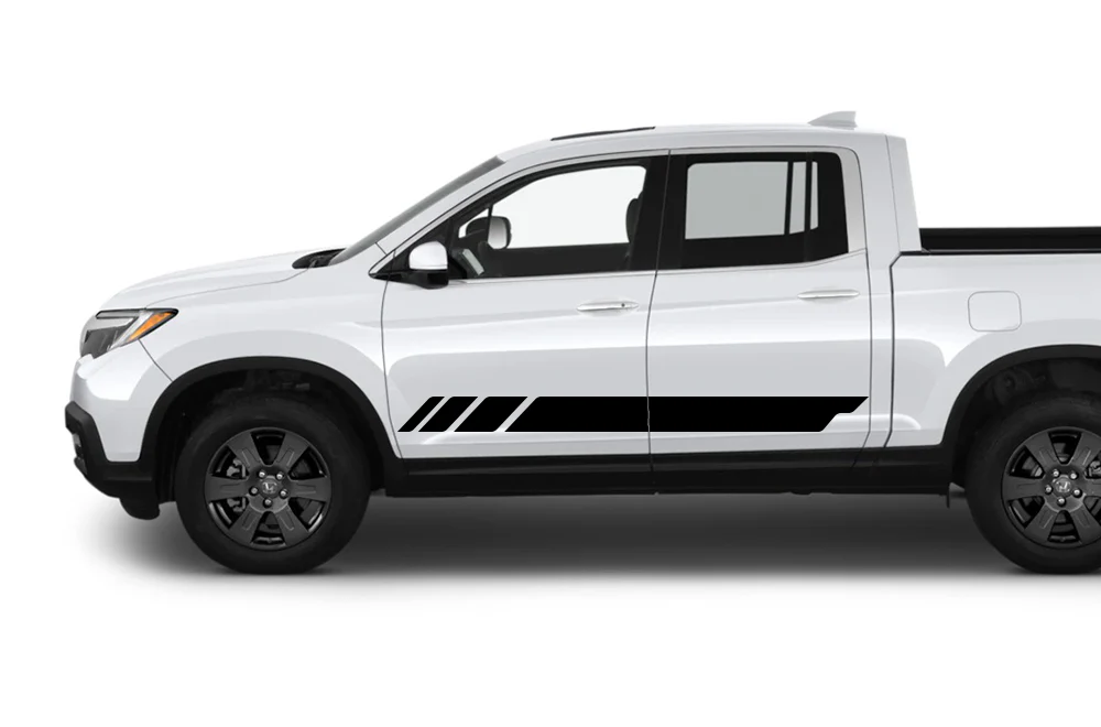 Rocker Side Stripes Graphics Vinyl Decals Compatible with Honda Ridgeline