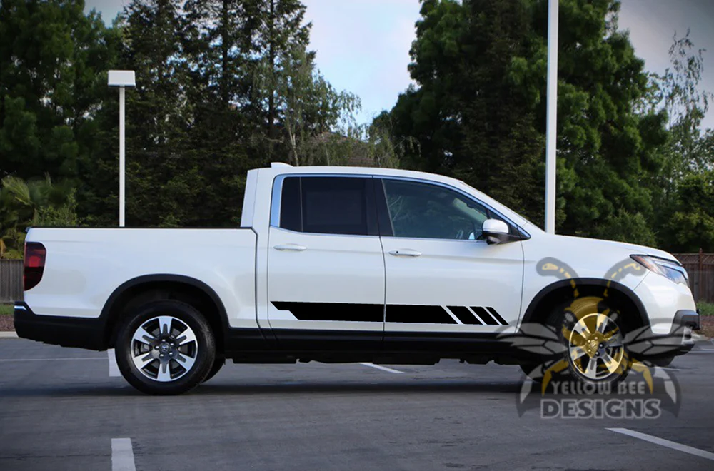 Rocker Side Stripes Graphics Vinyl Decals Compatible with Honda Ridgeline - Image 2