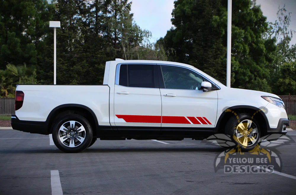 Rocker Side Stripes Graphics Vinyl Decals Compatible with Honda Ridgeline - Image 4