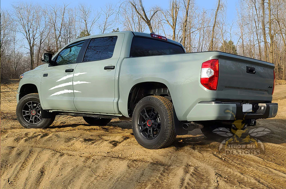 Scratches Side Graphics Vinyl Decal Compatible with Toyota Tundra - Image 5