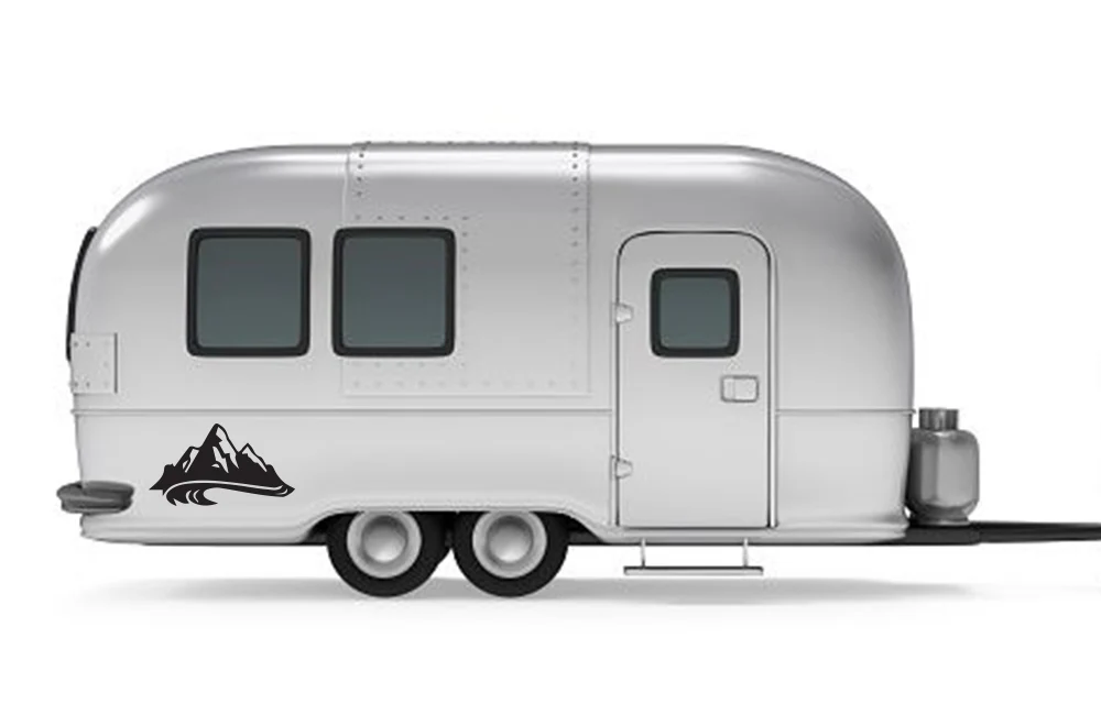 Sea & Mountains Decals, Graphics For RV, Trailer Hauler, Camper, Motor-Ηome, Caravan - Image 2