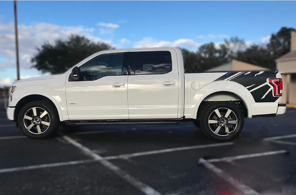 Shred Bed Graphics Decals Compatible with Ford F150 Super Crew Cab 5.5'' - Image 2