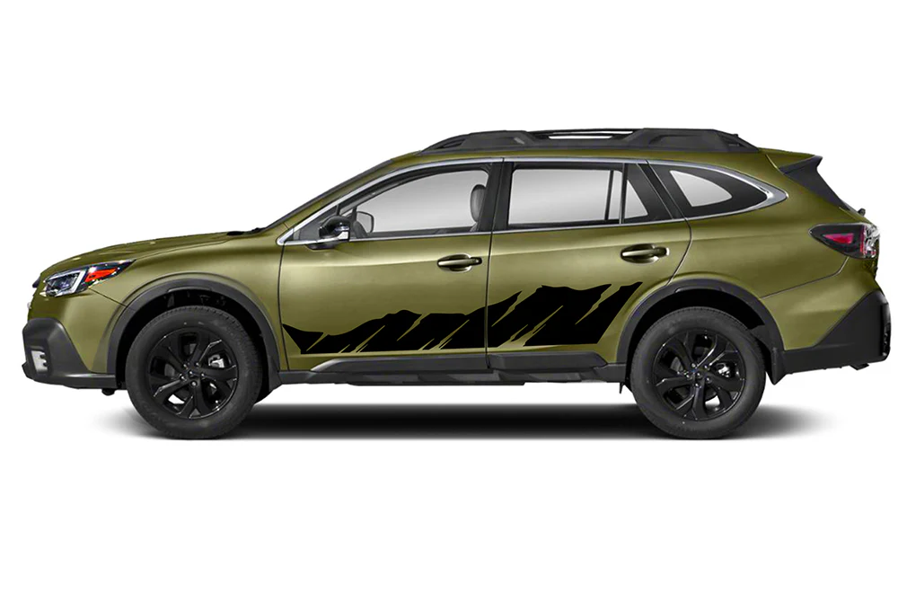 Shredded Side Graphics Vinyl Decals Compatible with Subaru Outback