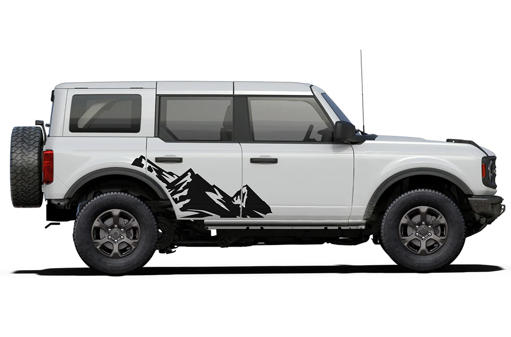 Side Adventure Graphics Vinyl Decals Compatible with Ford Bronco