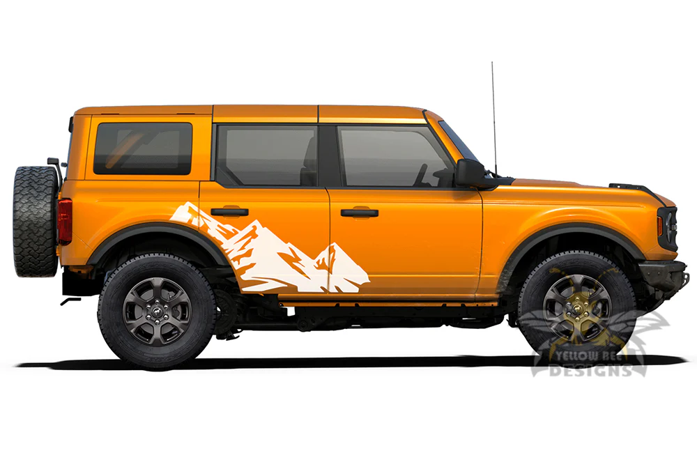 Side Adventure Graphics Vinyl Decals Compatible with Ford Bronco - Image 3