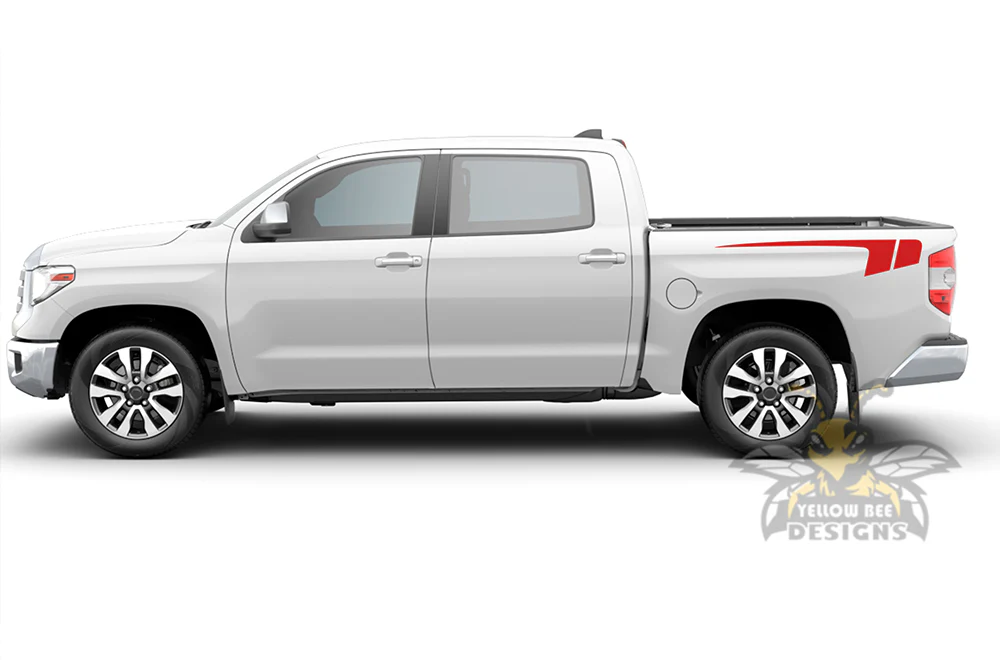 Side Bed Hockey Graphics Vinyl Decal Compatible with Toyota Tundra - Image 2