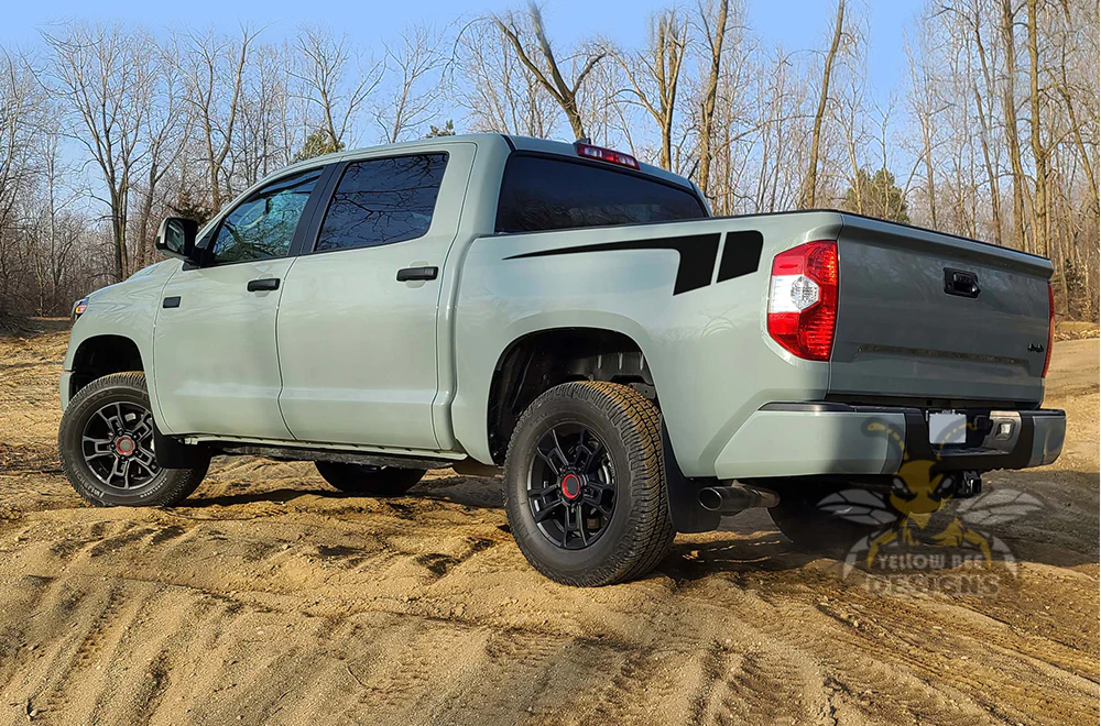 Side Bed Hockey Graphics Vinyl Decal Compatible with Toyota Tundra - Image 4