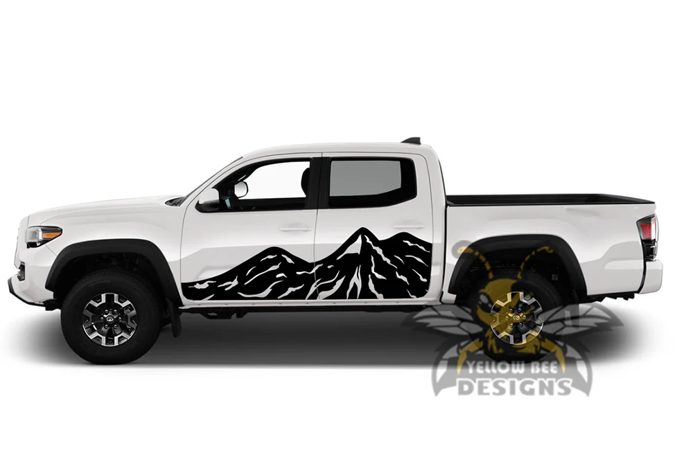 Side Door Adventure Graphics Decals Vinyl Compatible with Toyota Tacoma Double Cab - Image 2