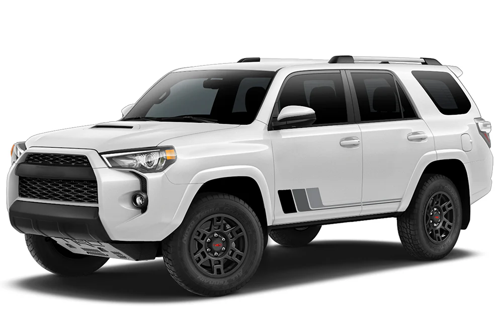 Side Door Dark Retro Stripes Vinyl Decals Compatible with Toyota 4Runner