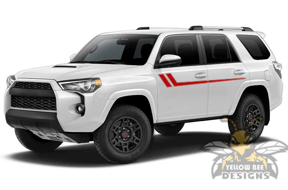 Side Door Hockey Stripe Vinyl Decal Compatible with Toyota 4Runner - Image 4