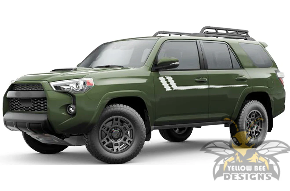 Side Door Hockey Stripe Vinyl Decal Compatible with Toyota 4Runner - Image 5