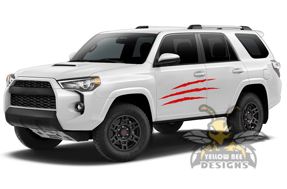 Side Door Scratches Vinyl Decal Compatible with Toyota 4Runner - Image 4