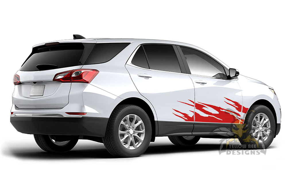 Side Door Splash Graphics Vinyl Decals Compatible with Chevrolet Equinox - Image 3