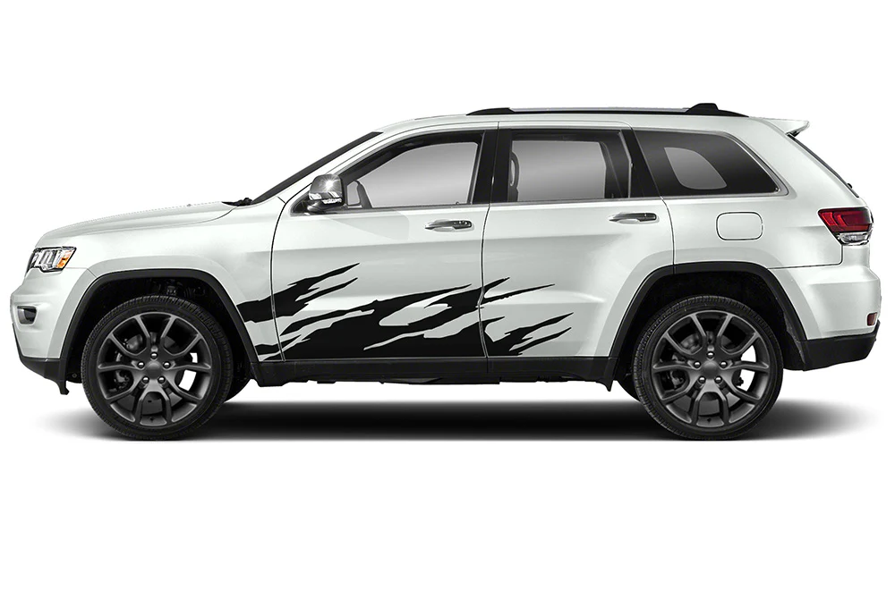 Side Door Splash Graphics Vinyl Decals Compatible with Grand Cherokee