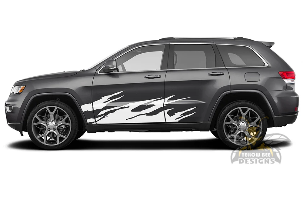 Side Door Splash Graphics Vinyl Decals Compatible with Grand Cherokee - Image 2