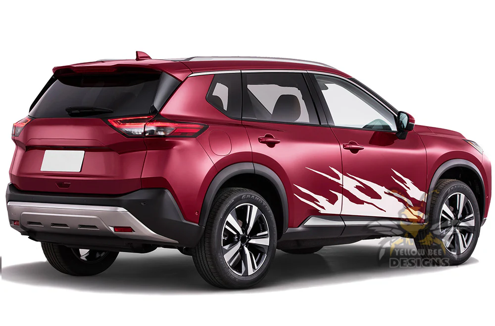 Side Door Splash Graphics Vinyl Decals Compatible with Nissan Rogue - Image 2