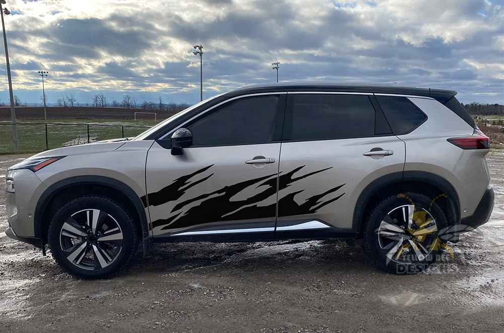 Side Door Splash Graphics Vinyl Decals Compatible with Nissan Rogue - Image 4