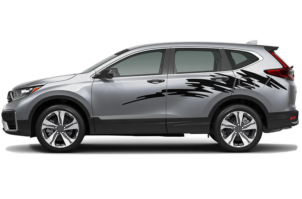 Side Door Strike Graphics Vinyl Decals Compatible with Honda CR-V