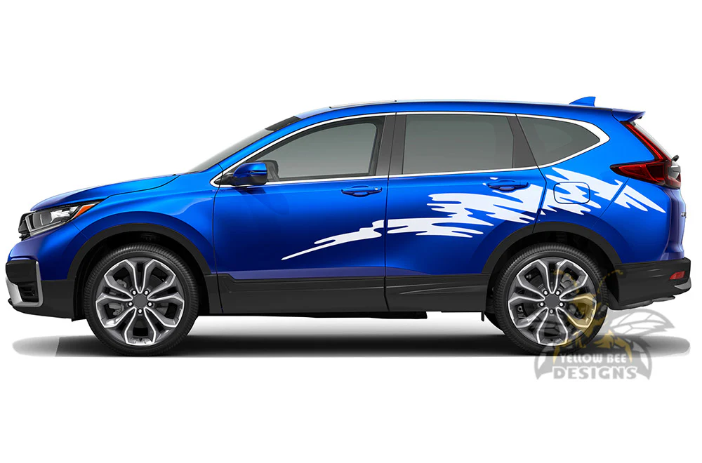Side Door Strike Graphics Vinyl Decals Compatible with Honda CR-V - Image 2