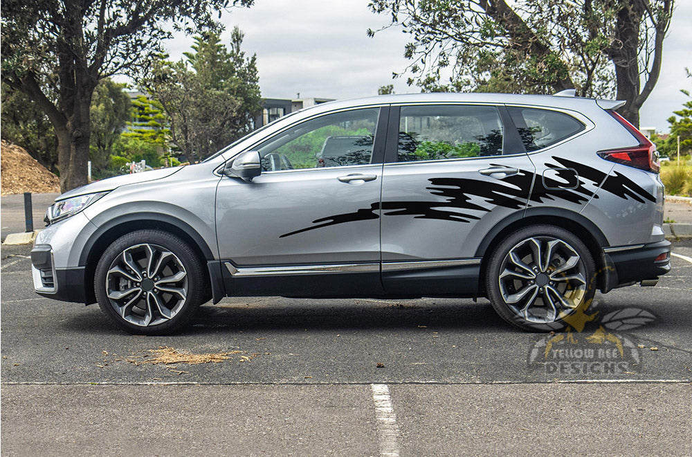 Side Door Strike Graphics Vinyl Decals Compatible with Honda CR-V - Image 4