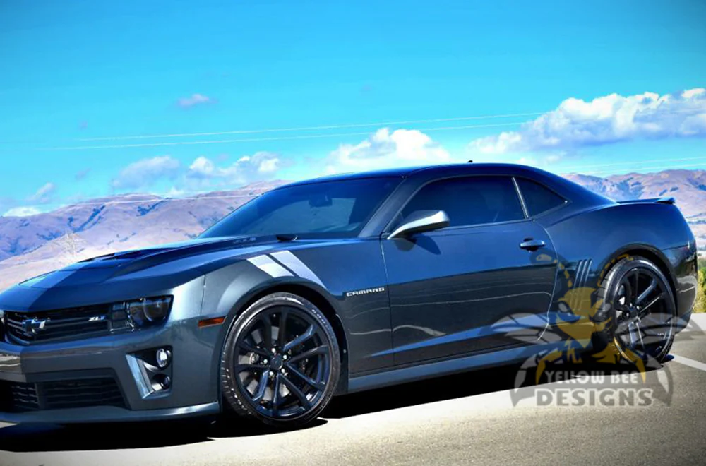 Side fender Graphics Vinyl Decals Compatible with Chevrolet Camaro - Image 3