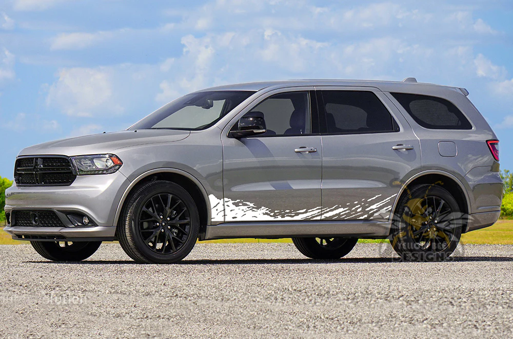Side Lower Door Vinyl Decals Compatible With Dodge Durango - Image 2