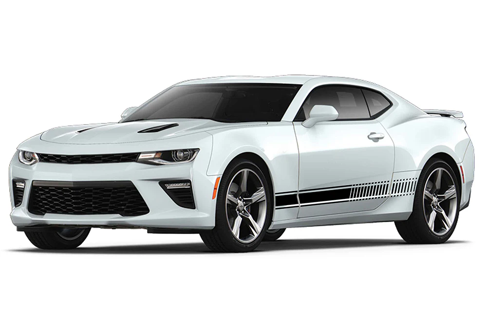 Side Lower Stripes Graphics Vinyl Decals Compatible with Chevrolet Camaro - Image 8