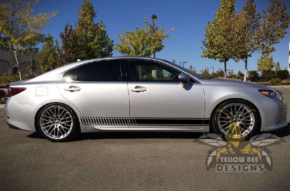 Side Lower Stripes Graphics Vinyl Decals Compatible with Toyota Camry - Image 4