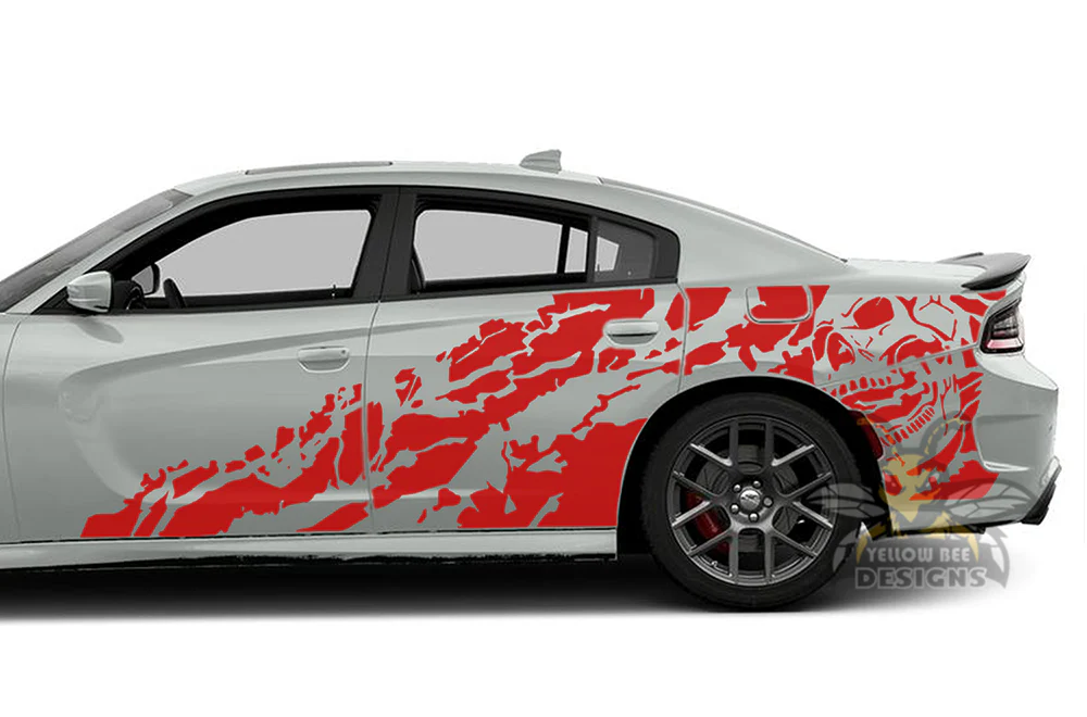 Side Nightmare Graphics Vinyl Decal Compatible with Dodge Charger - Image 3