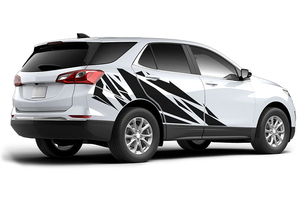 Side Pattern Graphics Vinyl Decals Compatible with Chevrolet Equinox