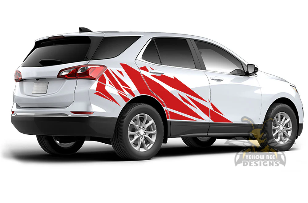 Side Pattern Graphics Vinyl Decals Compatible with Chevrolet Equinox - Image 3