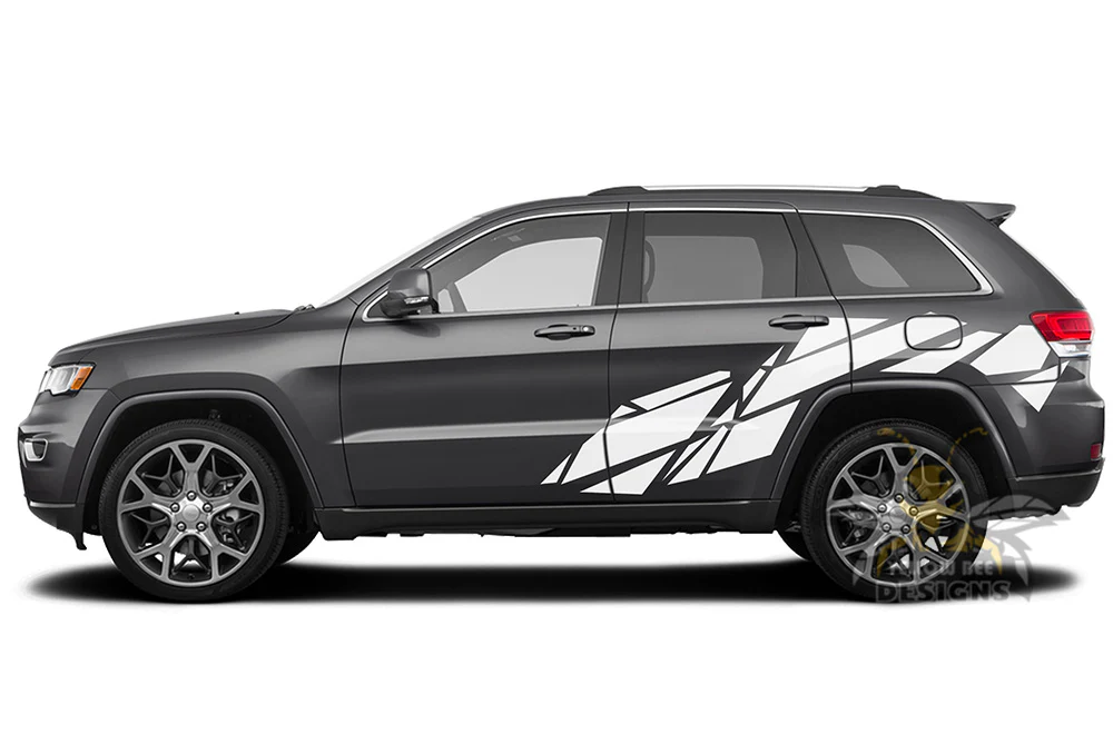Side Pattern Graphics Vinyl Decals Compatible with Grand Cherokee - Image 2