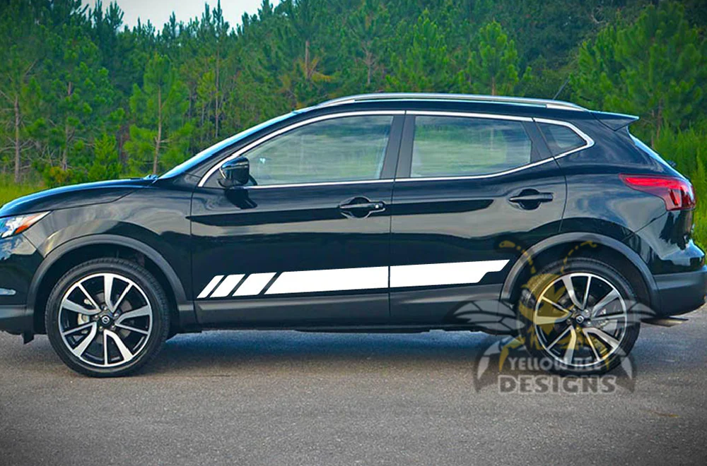Side Rocker Stripes Graphics Vinyl Decals Compatible with Nissan Rogue - Image 5